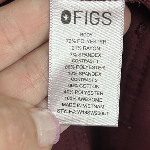 Figs Technical Collection Pants Womens Small Scrubs Joggers Nursing Workwear - Picture 6 of 11